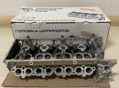 Головка блока цилиндров УАЗ дв. 409051, 409052 ZMZ-PRO Евро-5 с АКПП (новая система охлаждения)