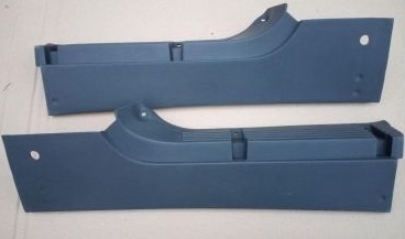 Накладка порога Газель, Соболь серые (автобус) комплект