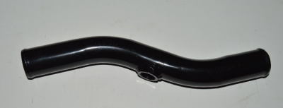 Переходник (патрубок) радиатора с отверстием под датчик радиатора Газель, Соболь S-образный верхний метал (Труба ГАЗ-2217 радиатора подводящая)