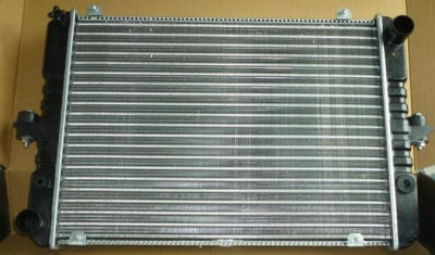 Радиатор охлаждения Газель, Соболь, Баргузин до 2000 г. 2-х ряд алюминиевый
