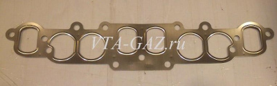 Прокладка выпускного коллектора Газель, Соболь Бизнес дв. 4216 Евро-3-4 2-ая металл (газопровода)