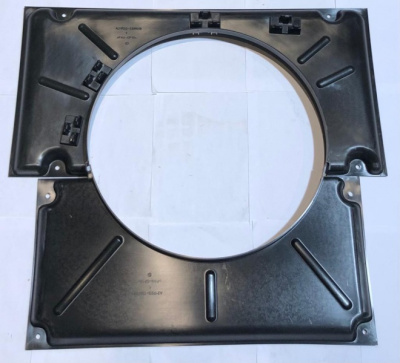 Кожух (диффузор) вентилятора Газель Next дв. 2.8 Cummins (верхний+нижний) комплект