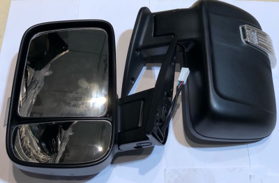 Зеркало заднего вида Газель, Соболь Бизнес с обогревом и электроприводом и повторителем с 2017 г. комплект