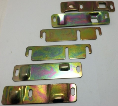 Направляющие (планки) защелок задней двери Газель, Соболь комплект