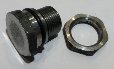 Заглушка с гайкой ТЭНа подогрева масла в поддоне  Газель, Соболь Бизнес, Газель Next дв. 2.8 Cummins