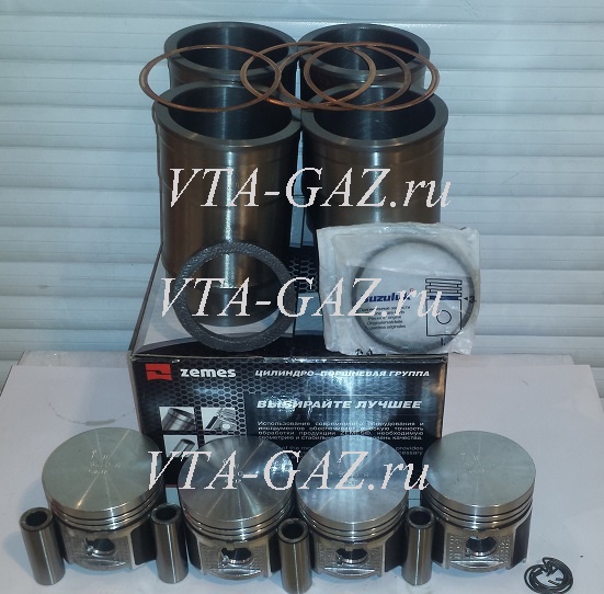 Поршневая группа Газ, Уаз дв. 402 ЗМЗ Zemes комплект, 4021.1000110-50 за 12 500.00 руб.