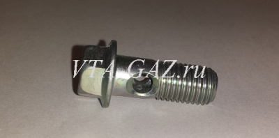 Болт-штуцер трубки подачи масла к турбине Газель,Соболь Бизнес, Газель Next дв. 2.8 Cummins (бандж болт)