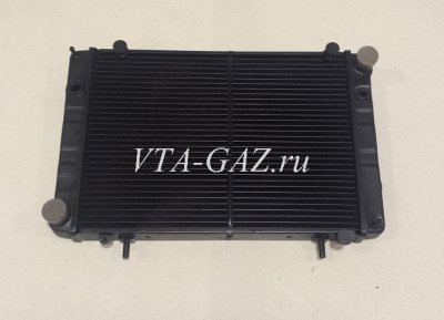 Радиатор охлаждения Газель, Соболь с 2000 г. 2-х рядный медный Иран
