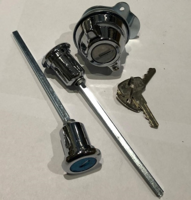 Замки дверей (Личинки) Волга 2410, 31029, 3102, в сборе