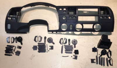 Накладка (облицовка) панели приборов Газель, Соболь нового образца