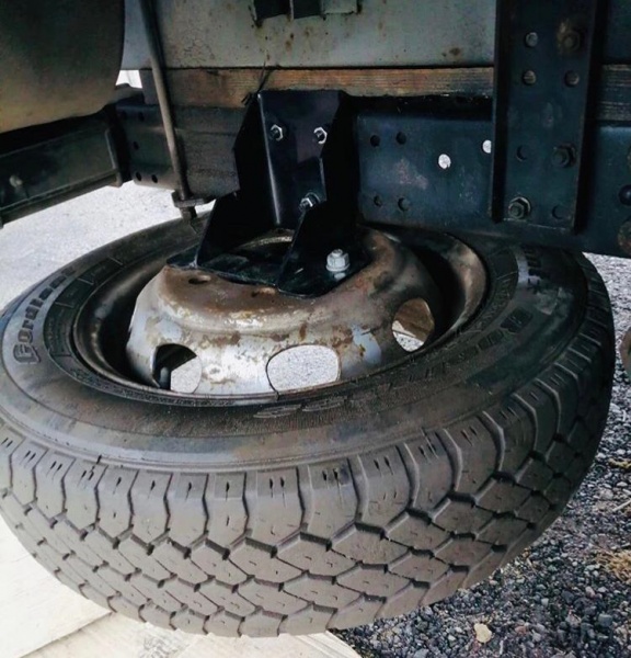 Крепление (кронштейн) запасного колеса на раму Газель, Соболь, Газель Next стандартный