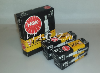 Свечи зажигания "NGK" дв. 406, 405, 409 ЗМЗ, дв. 4216, 4213 УМЗ комплект