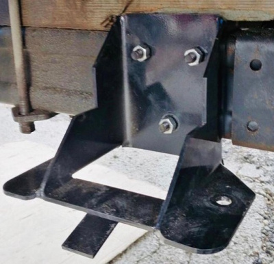 Крепление (кронштейн) запасного колеса на раму Газель, Соболь, Газель Next стандартный