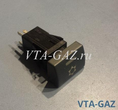 Кнопка (выключатель) торпеды кондиционера Газель, Соболь Бизнес, Газель Next, Урал Next, Газон Next