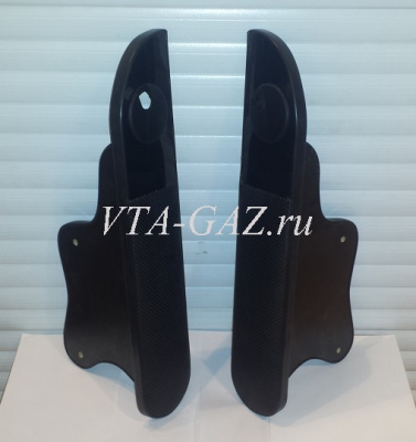 Подлокотник (широкий) на дверь Газель, Соболь черное дерево комплект