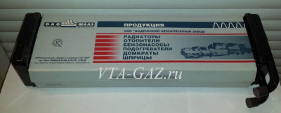 Радиатор отопителя (печки) Уаз 469, 3151 d-16 медный