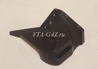 Брызговик (щиток) переднего крыла Газель, Соболь пластмассовый левый нового образца