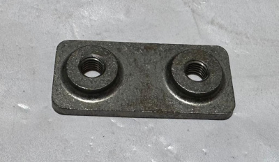 Пластина (закладная) фиксатора крепления двери Газель, Соболь