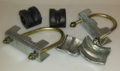 Ремонтный комплект переднего стабилизатора Газель (втулки+стремянки+скобы)