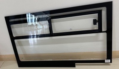 Стекло боковины Газель Next ЦМФ сверхдлинная №2 правое (с форточкой над аркой колеса) 1136х704