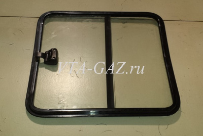 Стекло раздвижное Газель "Фермер" 580х555 вместо глухого заднего левое