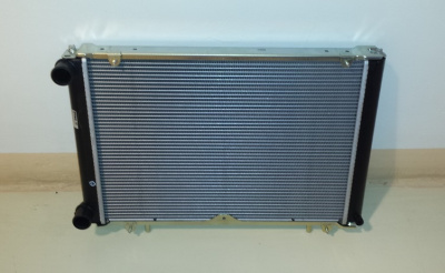 Радиатор охлаждения Газель, Соболь, Баргузин Бизнес алюминиевый без выхода на расширительный бачок