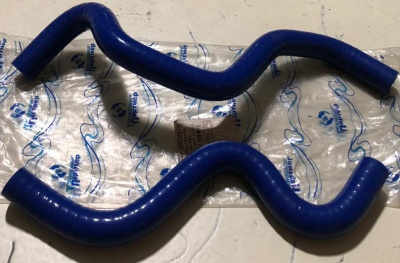 Патрубки печки Газель, Соболь Бизнес под торпеду из 2-х силикон