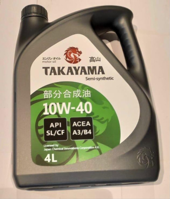 Масло двигателя TAKAYAMA 10W-40 4л.