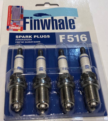 Свечи зажигания Газель Уаз дв. 405, 409 Евро-3-4 "FinwhaIe" №16 комплект