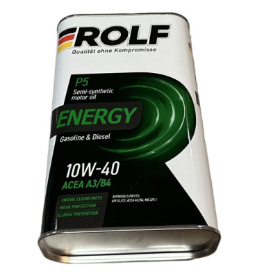 Масло моторное ROLF Energy 10W-40 (бензин) 1-литр