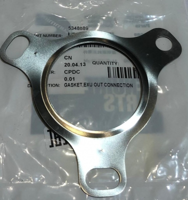 Прокладка турбокомпрессора Газель Next дв. 2.8 Cummins Евро-5 треугольная