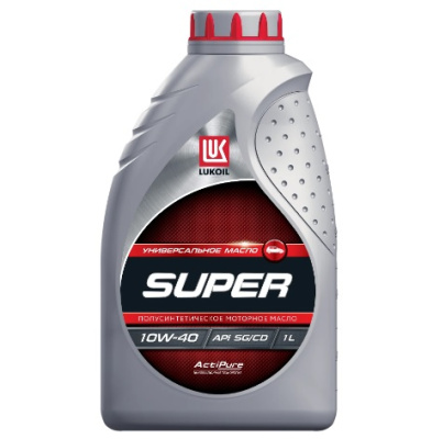 Масло двигателя Лукойл Супер SG/CD 10W-40 полусинтетическое 1 л