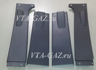 Накладки стойки ремней безопасностей Газель 2705, 3302, 2217 комплект