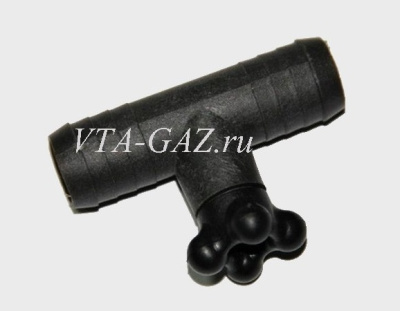 Соединитель патрубка печки с краном Газель, Соболь, Валдай