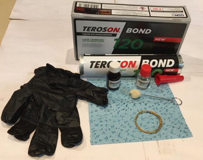 Набор для вклейки стекол полный со струной