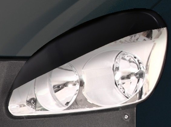 Реснички на фары Газель, Соболь чёрные нового образца комплект