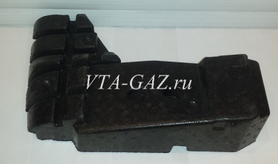 Вкладыш (усилитель) заднего бампера Газель Next цельнометаллический фургон левый