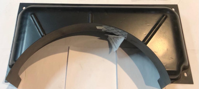 Кожух вентилятора Газель Next дв. VW Monoturbo нижний