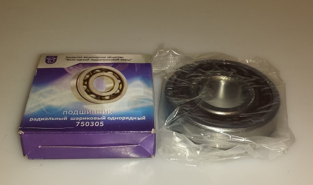 Подшипник промвала шариковый КПП Газель, Соболь, Волга, 50305 за 600 руб.