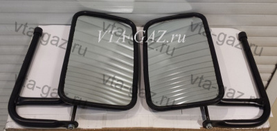 Зеркало заднего вида Газель, Соболь, Портер с обогревом комплект с кронштейнами