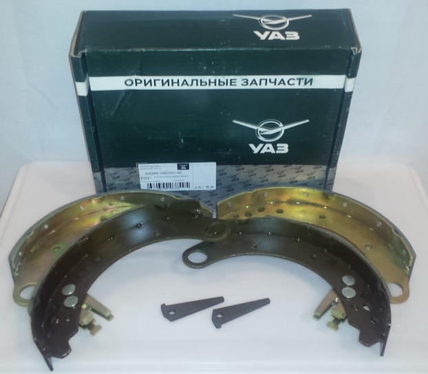 Колодки задние Уаз Патриот с 2014г. в сборе оригинал ОАО Уаз комплект, 3163-00-3502082-00 за 6 700.00 руб.